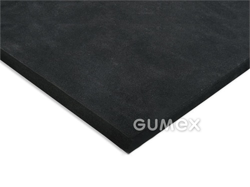 T180 NBR, 5mm, 2000x1000mm, 45°Sh00, Dichte 180kg/m3, NBR,selbstverlöschend HF-1,-10°C/+90°C,schwarz, 